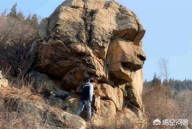 狮身人面像可怕的地方，人面狮身像济南南部山区一“奇石”变网红打卡地, 你怎么看