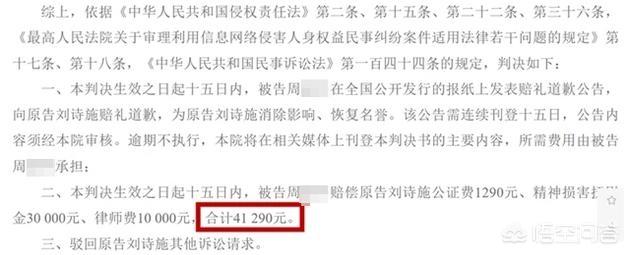刘诗诗出轨:如何评价刘诗诗名誉权案胜诉