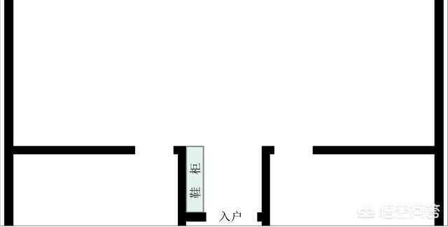 进门鞋柜装修效果图,鞋柜在进门过道上，怎么设计？