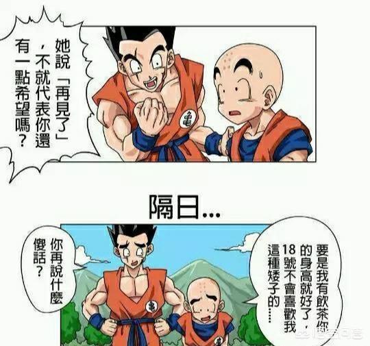 巴仙吉犬漫画:《龙珠》：克林没实力、没车没房，是如何让十八号嫁给自己的？