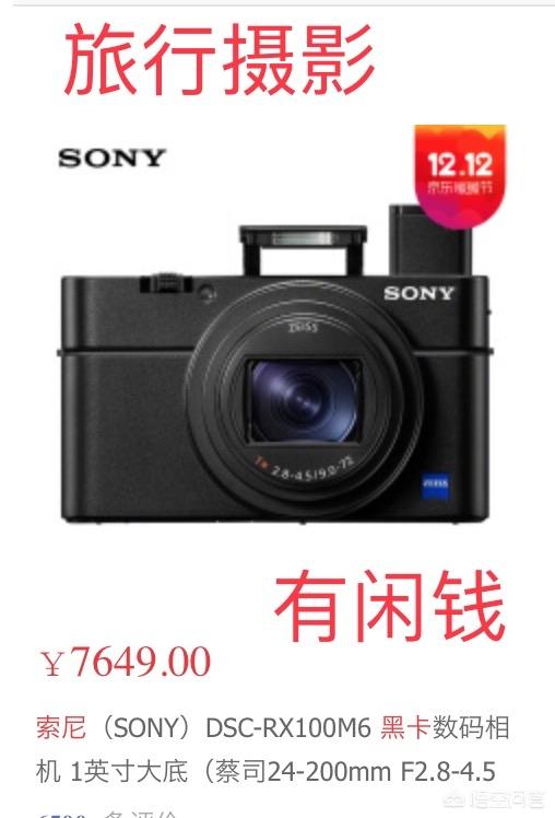 有尼康Z6套机,想再买个索尼Rx100_6有必要吗？
