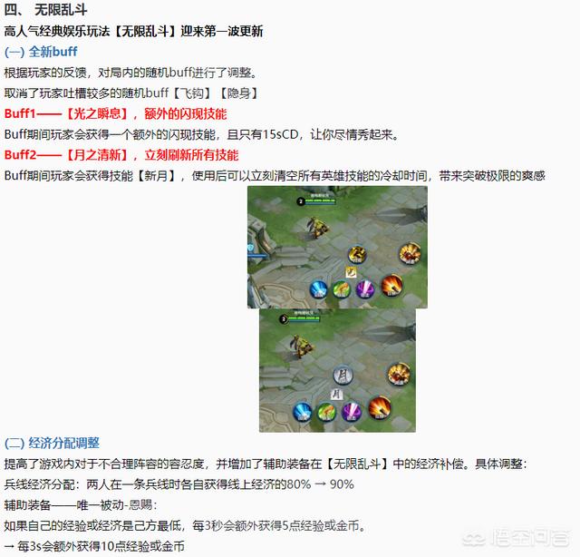 《王者荣耀》无限乱斗新增双BUFF,新图标公布！升级势力旗帜可领取奖励,你怎么看？