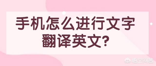 语音翻译器怎么进行文字翻译英文？