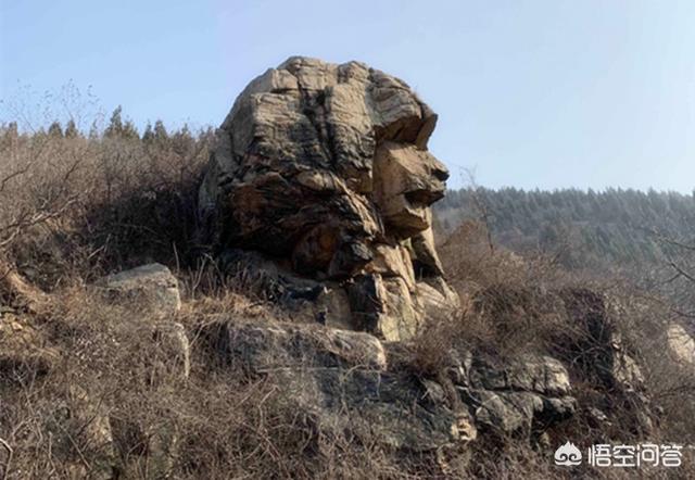 狮身人面像为何如此神秘，人面狮身像济南南部山区一“奇石”变网红打卡地, 你怎么看