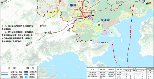 坪山与大亚湾交界地图图片