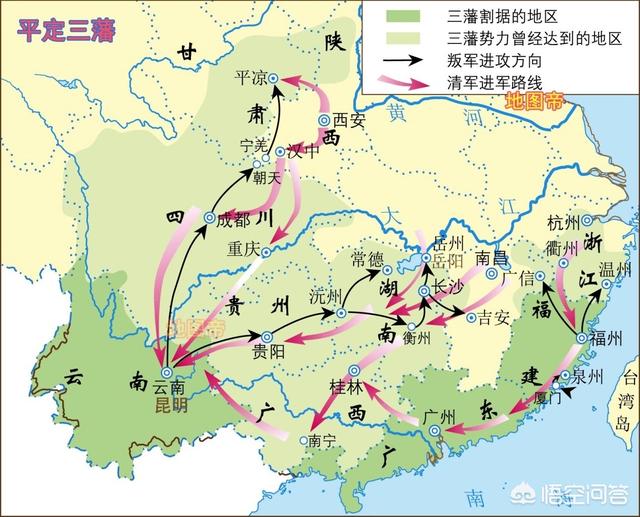 吴三桂兵马是清朝2倍，已经收复南方，还饮马长江，最终为何失败？插图85