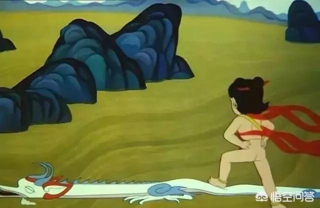 混天绫是什么图案:哪吒早期形象是什么样子的，难道出生后就是魔童？