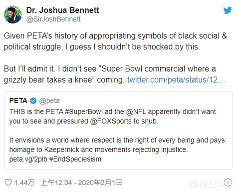super休普狗碗:PETA超级碗广告为何导致推特网友的反感？