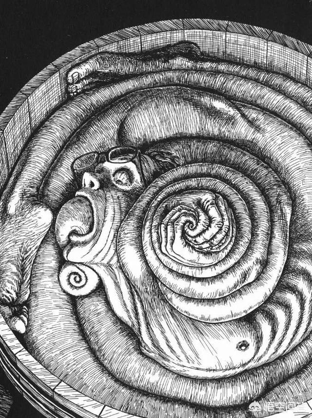 灵异事件手绘动画:有哪些比较惊悚的动漫或者漫画场景？