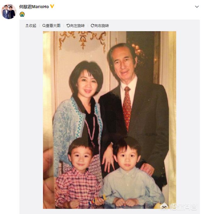 如何看待27日何猷君发表情包悼念父亲何鸿燊