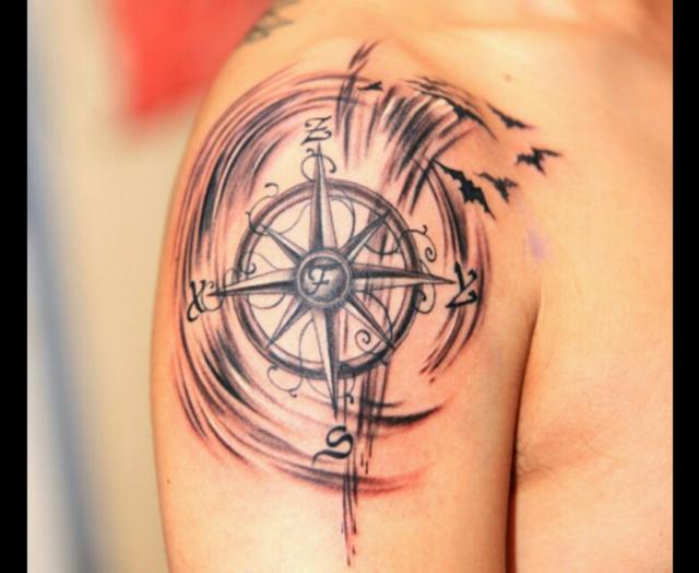 头条问答 - 想要在左手腕纹一个罗盘,有没有好看的罗盘图片分享?