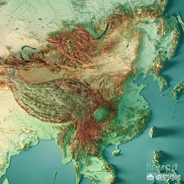 中国海域地图，若海平面上升200米，中国地图会发生什么变化？