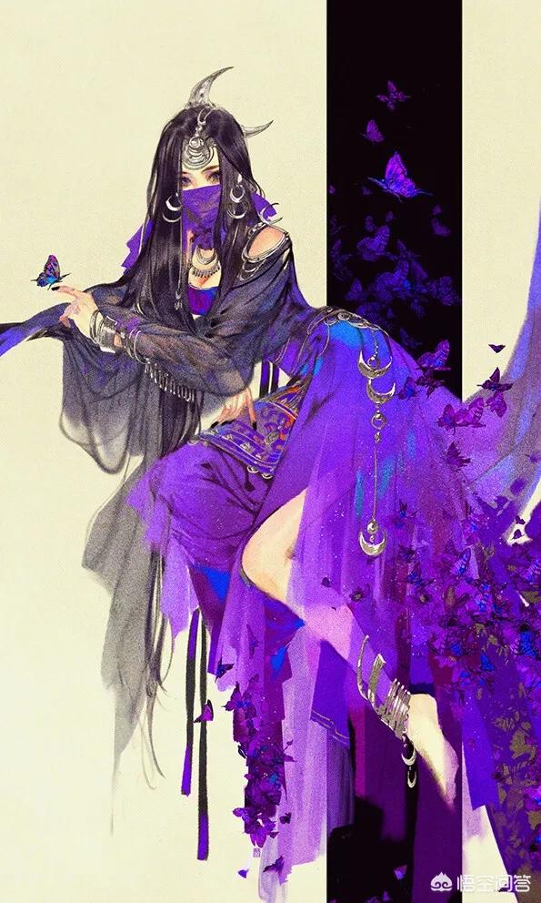 头条问答 - 大家有没有唯美的古风紫衣少女图?(4个回答)