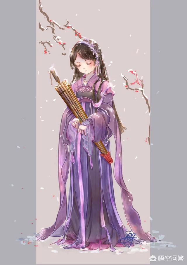 头条问答 - 大家有没有唯美的古风紫衣少女图?(4个回答)