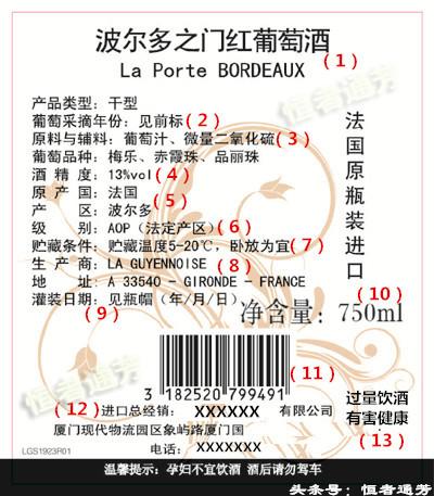 波尔多五大酒庄标签:进口葡萄酒的酒标上都有什么？
