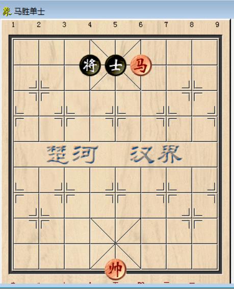象棋残局马底兵对双士是必胜残局吗还是和棋