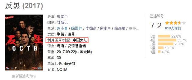 黄柏文:《反黑》究竟是内地剧还是港剧