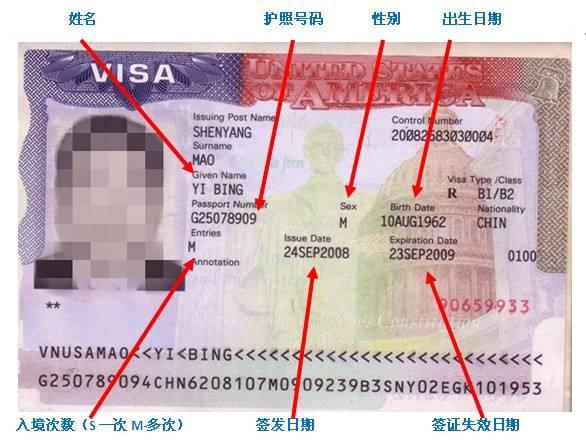出入境签证(出入境签证)