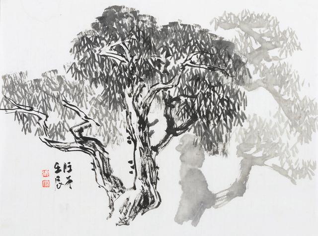 树叶画法,画山水画时怎样画好树叶？