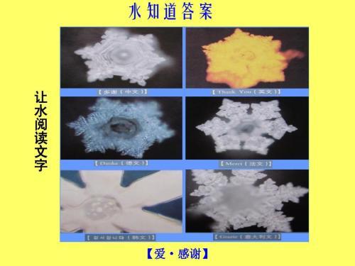 徐直军:如何看待江本胜的《水知道答案》