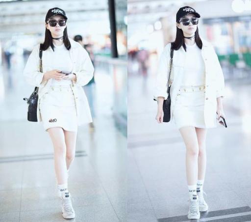 杨紫胸:明星真的腿都是自然细长直吗？