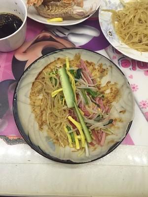 夹春卷:春饼皮怎么做可以薄如纸片