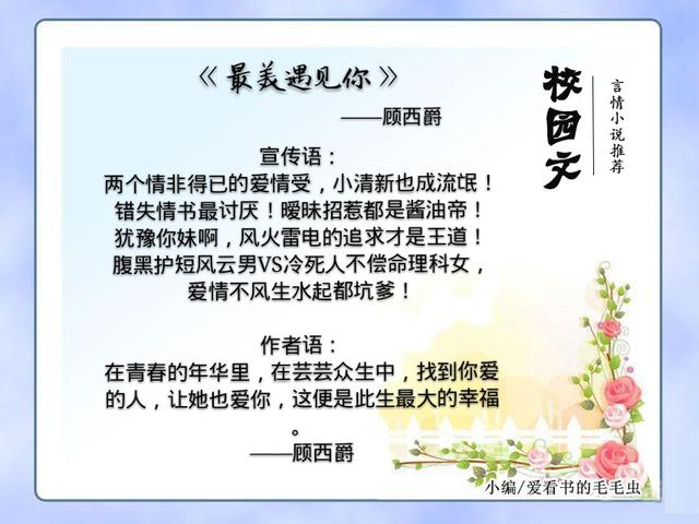 《她的小梨涡》这种类型的小说有哪些值得推荐的？