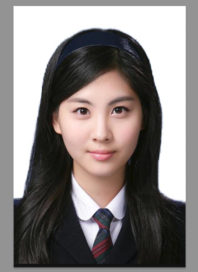 怎么用ps更换证件照底色?