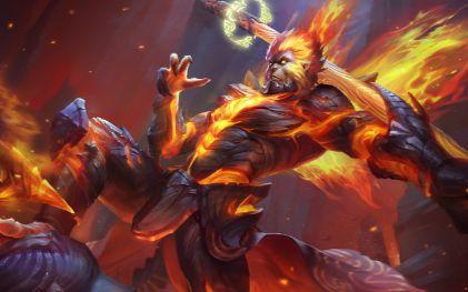 和打击感在这款皮肤展现得尽致淋漓,你可以感受到内心怒火在熊熊燃烧