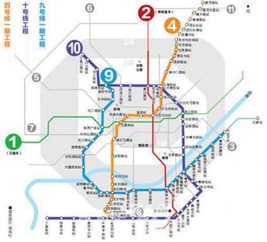 抚顺地铁规划路线图图片