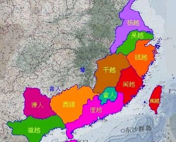 秦始皇「南征百越」中的「百越」是今天的广东么？为什么有此称呼？
