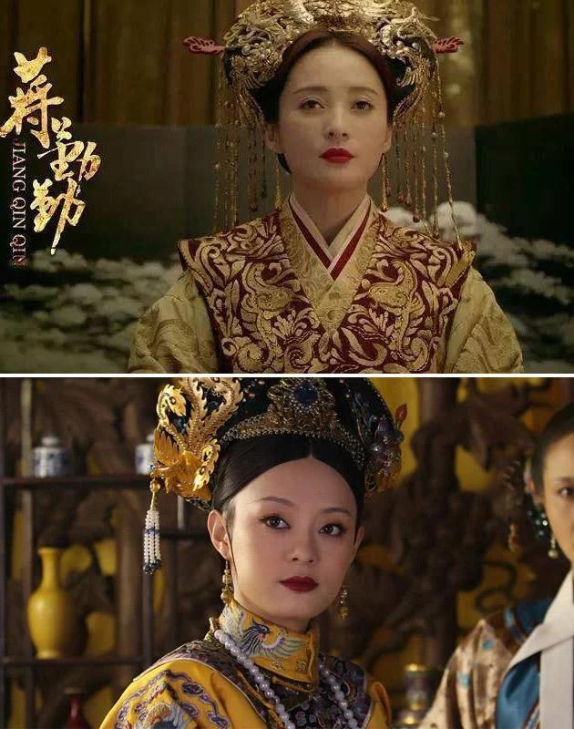 蒋勤勤孙俪:孙俪蒋勤勤古装造型撞脸，你觉得谁更符合你的审美