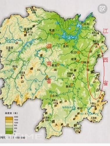 湖南地图高清版大图湖南省的地形地貌是什么样的呢