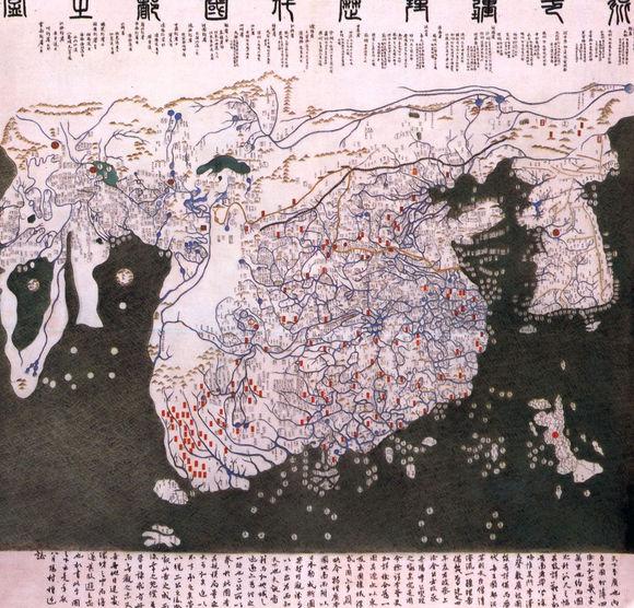 2亿年前世界地图，古人是如何绘制出精确的地图的