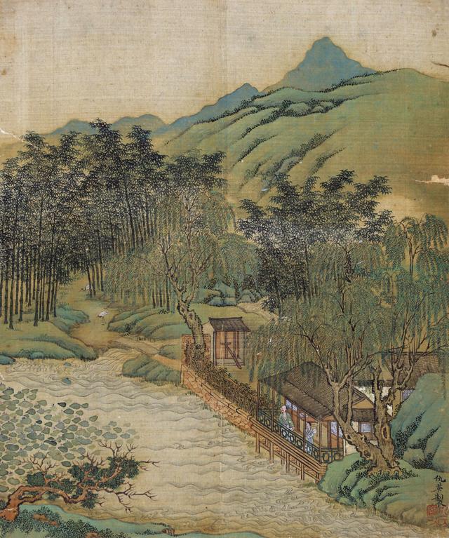 山水简笔画图片大全,怎样学习山水画？如何入门？