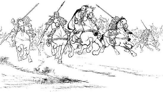 长坂坡张飞威势显神威