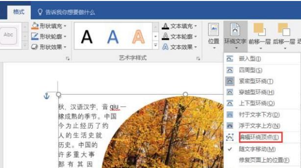 文字怎么环绕图片,word设置文字环绕方式  第1张