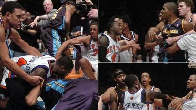 麦迪逊斗殴事件:nba历史上最严重的打架事件是谁搞出的