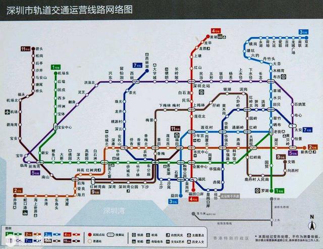 深圳地铁多少条(深圳地铁图高清全图)