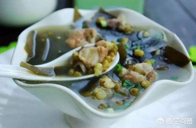 海带能补肾吗，排骨绿豆海带汤有什么功效？