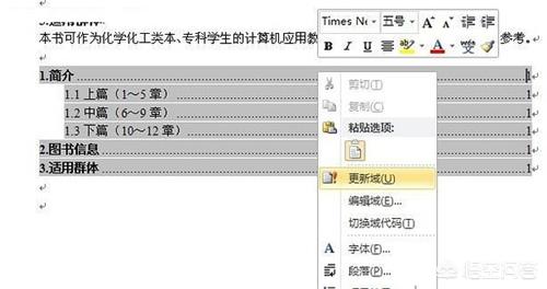 word2007如何自动生成目录(word2007如何自动生成目录一级标题)