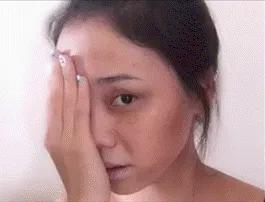 殷琦卸妆:化妆的时候是女神，卸妆后的模样你们有没有见过？