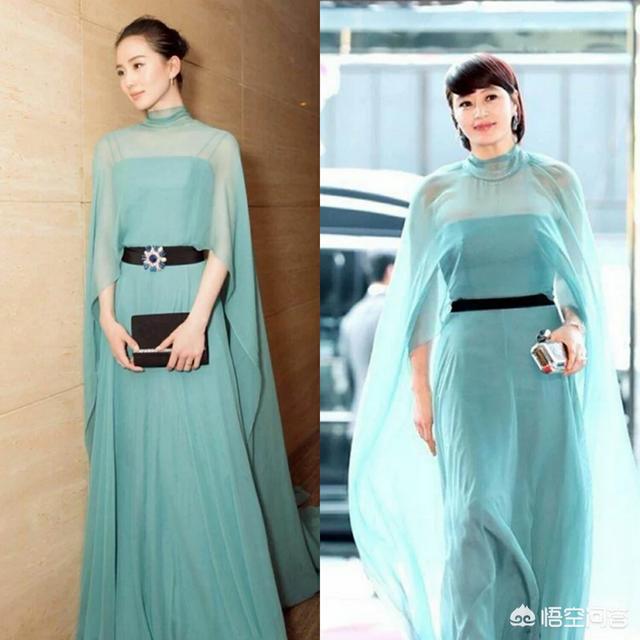申敏儿top:中韩女星大撞衫，你觉得谁更好看？