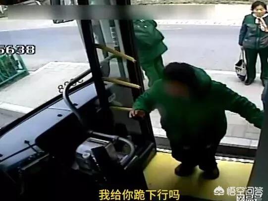 济南男子抱狗坐公交下跪:济南一大妈上公交不投币，给司机下跪自称是要饭的，你怎么看？