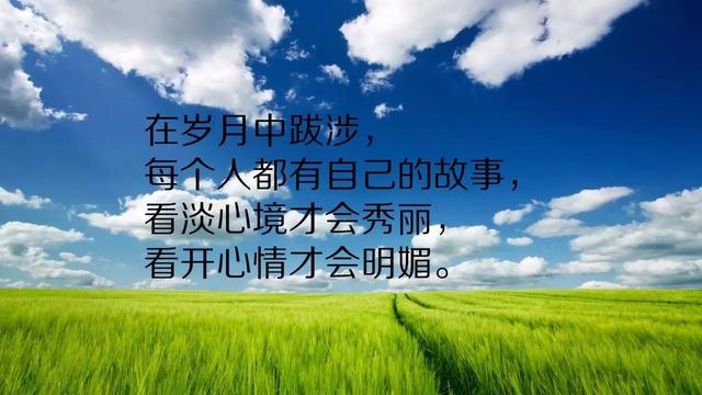 正能量早安心语文字190505：努力的人，终将过上与努力相匹配的生活