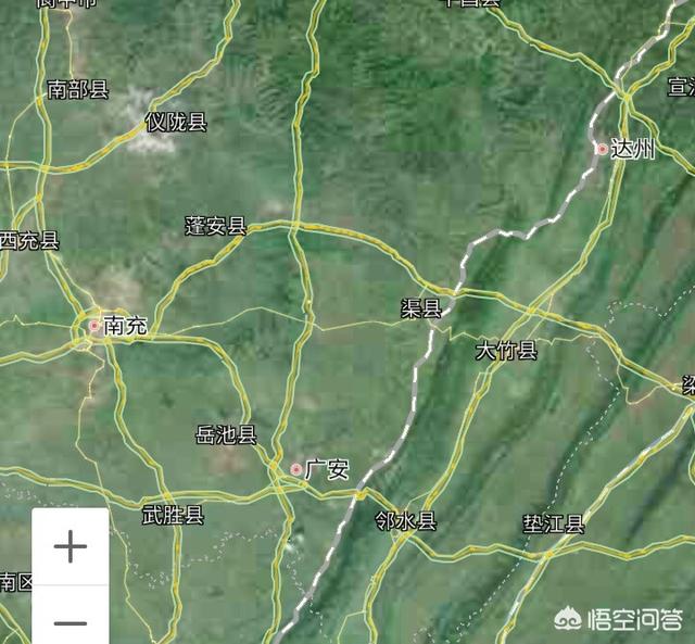 成南达高铁为什么不经过广安？