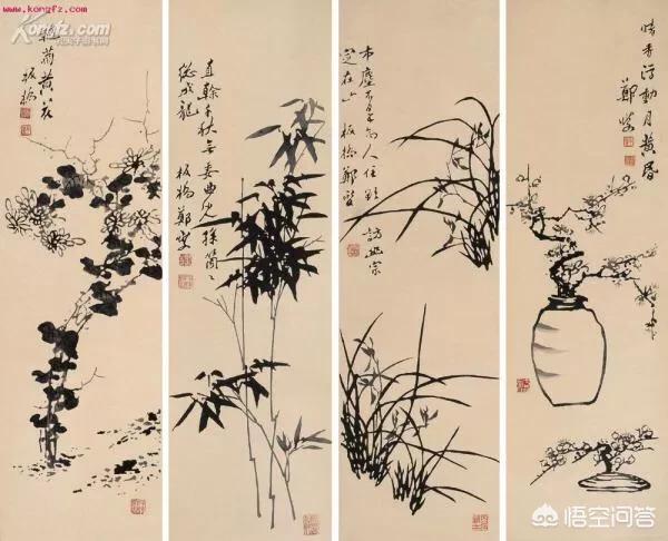 郑板桥的画:郑板桥以画什么最有成就？