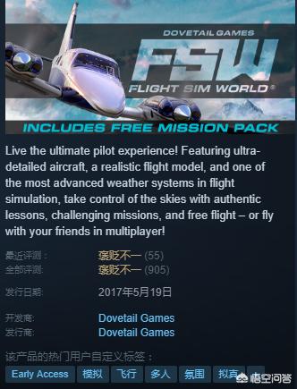 头条问答 Steam有没有什么逼真的模拟开飞机的游戏 19个回答