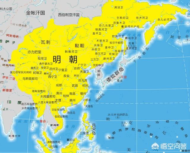 南沙群岛实际控制图，满清的领土实际控制有多大