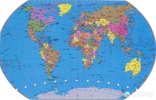 不同角度看世界的那个材料，中国与外国看的世界地图是不是不同